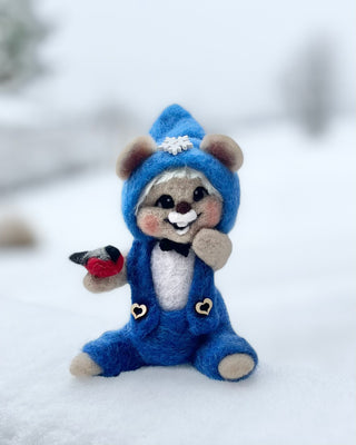 Ullnåla figur Blågutten Bernt