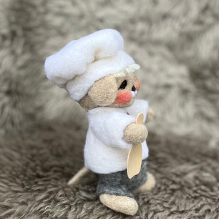 Ullnåla figur Kokken Halvstrøm