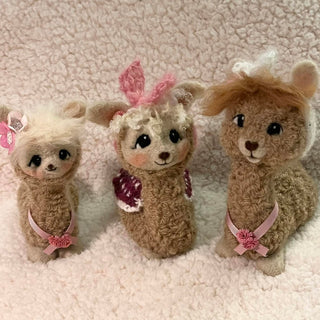 Ullnåla figur Alpakka