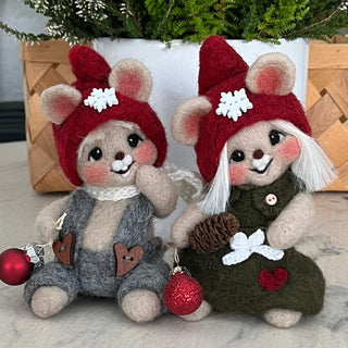 Ullnåla figur Lucas og Lillemor - Reservert