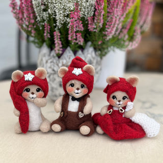 Ullnåla figur Søskenflokken RESERVERT