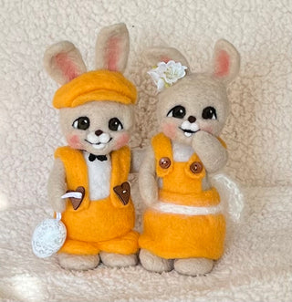 Ullnåla figur Pia og Per