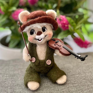 Ullnåla figur Tellef