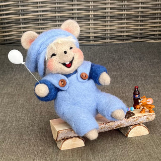 Ullnåla figur - Gladgutten