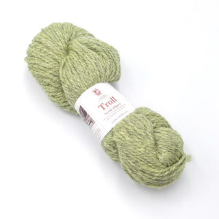 Garn - Troll melert, bleket lime