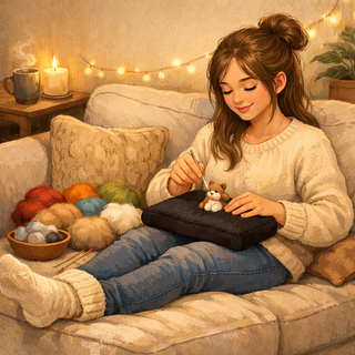 Unngå vonde hender og skuldre da du nålefilter