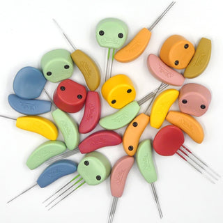 Filtenålholdere med avstand og tett, praktisk bruk