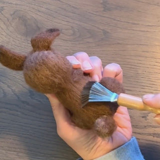 Børste til nålefilting m.m.