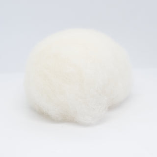 Karda wool - Bleached white