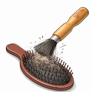 Børste til nålefilting m.m.