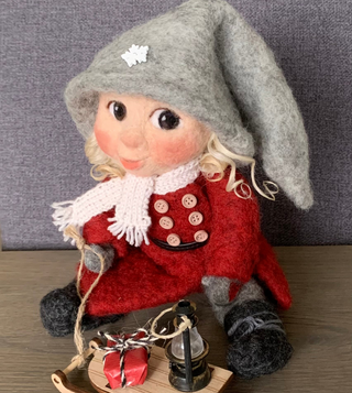 Ullnåla figur - Trine