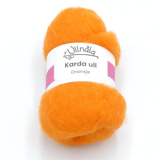 Karda wool - Orange