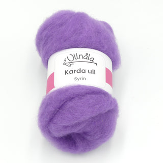 Karda wool - Lilac